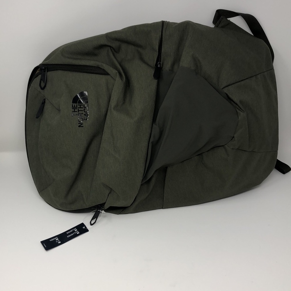 NWT The North Face Aurora 22L Backpack Green Laptop Travel School NF0A3KY8 - Picture 3 of 5